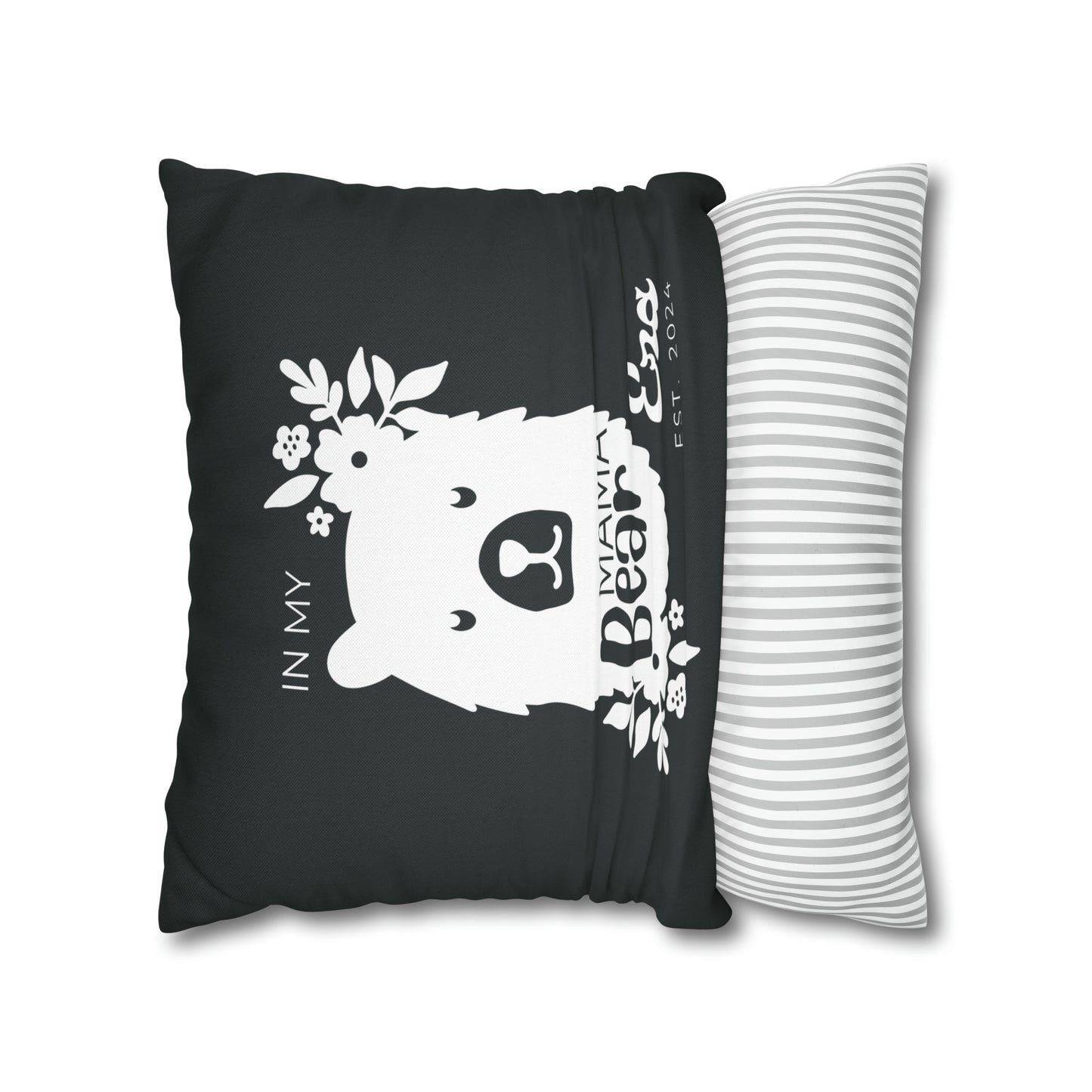 Personalized In My Mama Bear Era Pillowcase Gray, Gift For Mom    - HolidayShoppingFinds