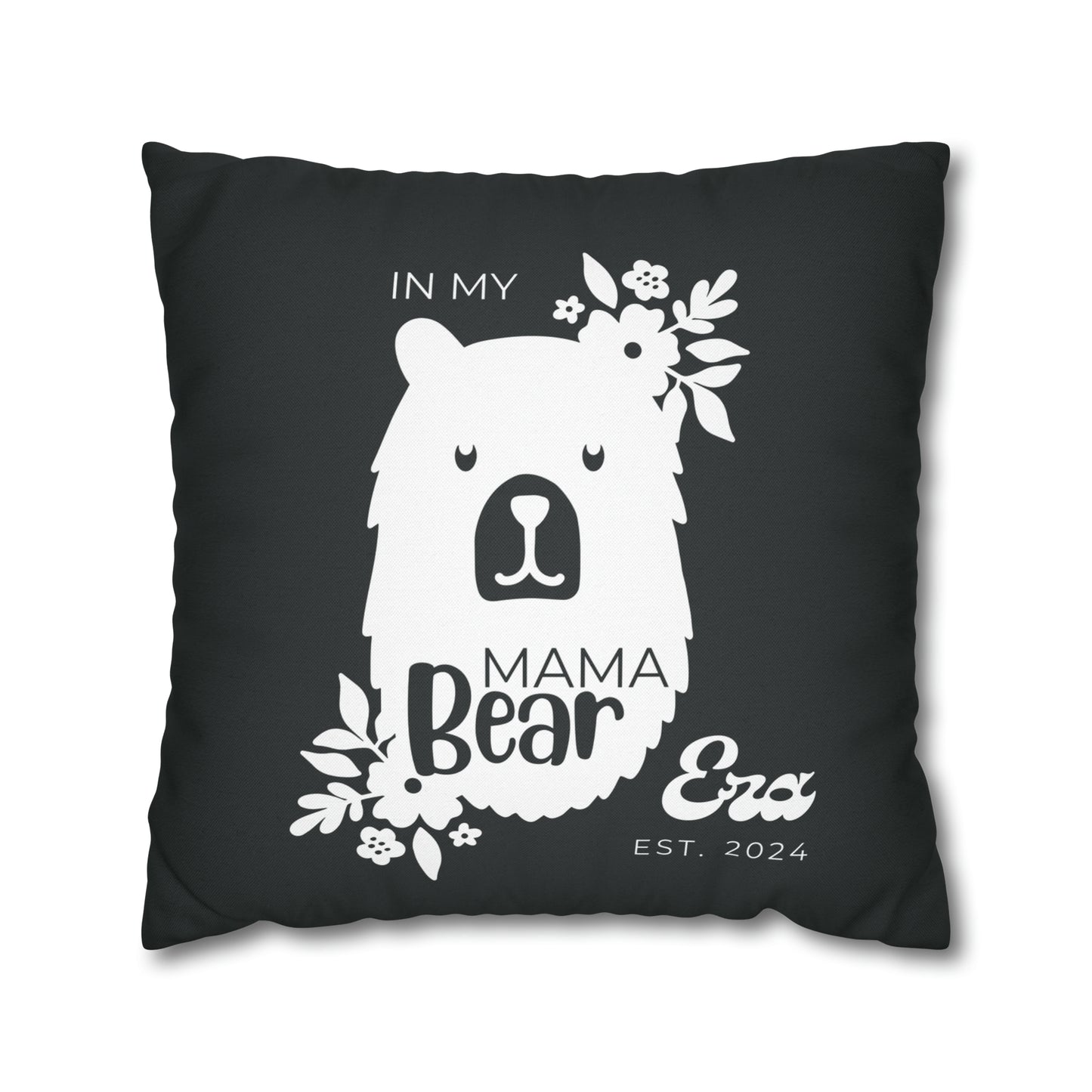 Personalized In My Mama Bear Era Pillowcase Gray, Gift For Mom    - HolidayShoppingFinds