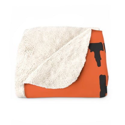 Halloween Horror Squad Blanket, Halloween Killers Orange Sherpa Blanket    - HolidayShoppingFinds