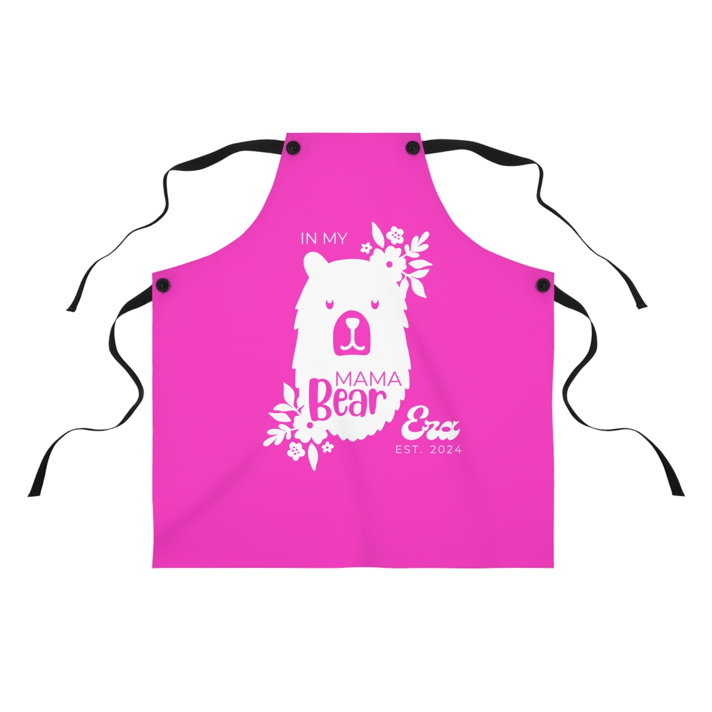 Personalized Mama Bear Era Apron, Mom Chef Apron Pink, Gift for Moms C    - HolidayShoppingFinds