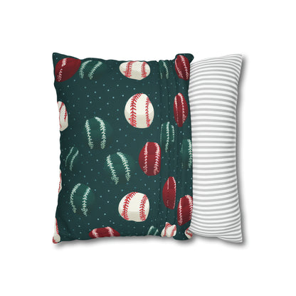 Baseball Green Pillowcase Cushion Cover Accent Pillow Case Cover    - HolidayShoppingFinds