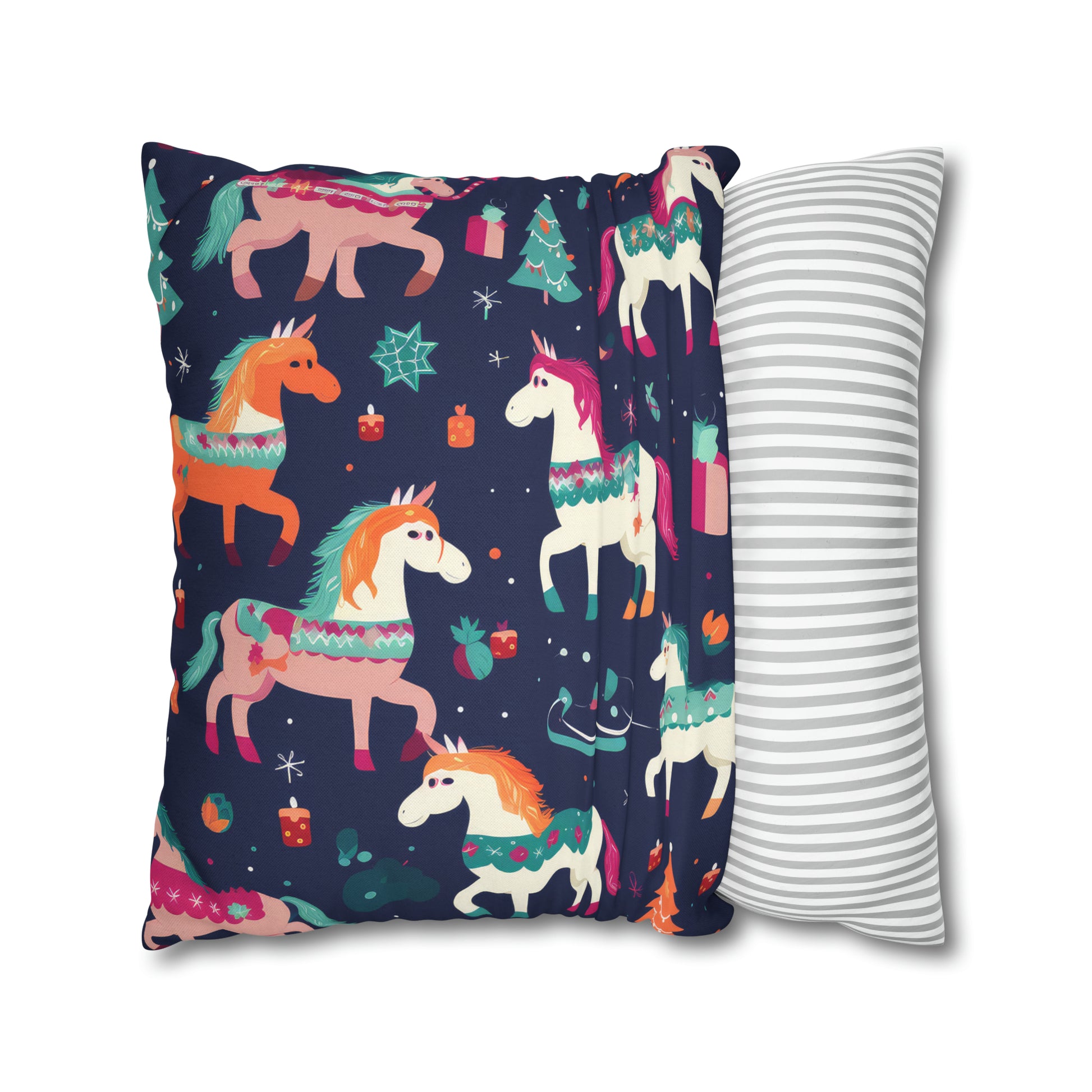 Magical Unicorn Pillowcase, Blue Accent Pillow Case Cover Cushion    - HolidayShoppingFinds