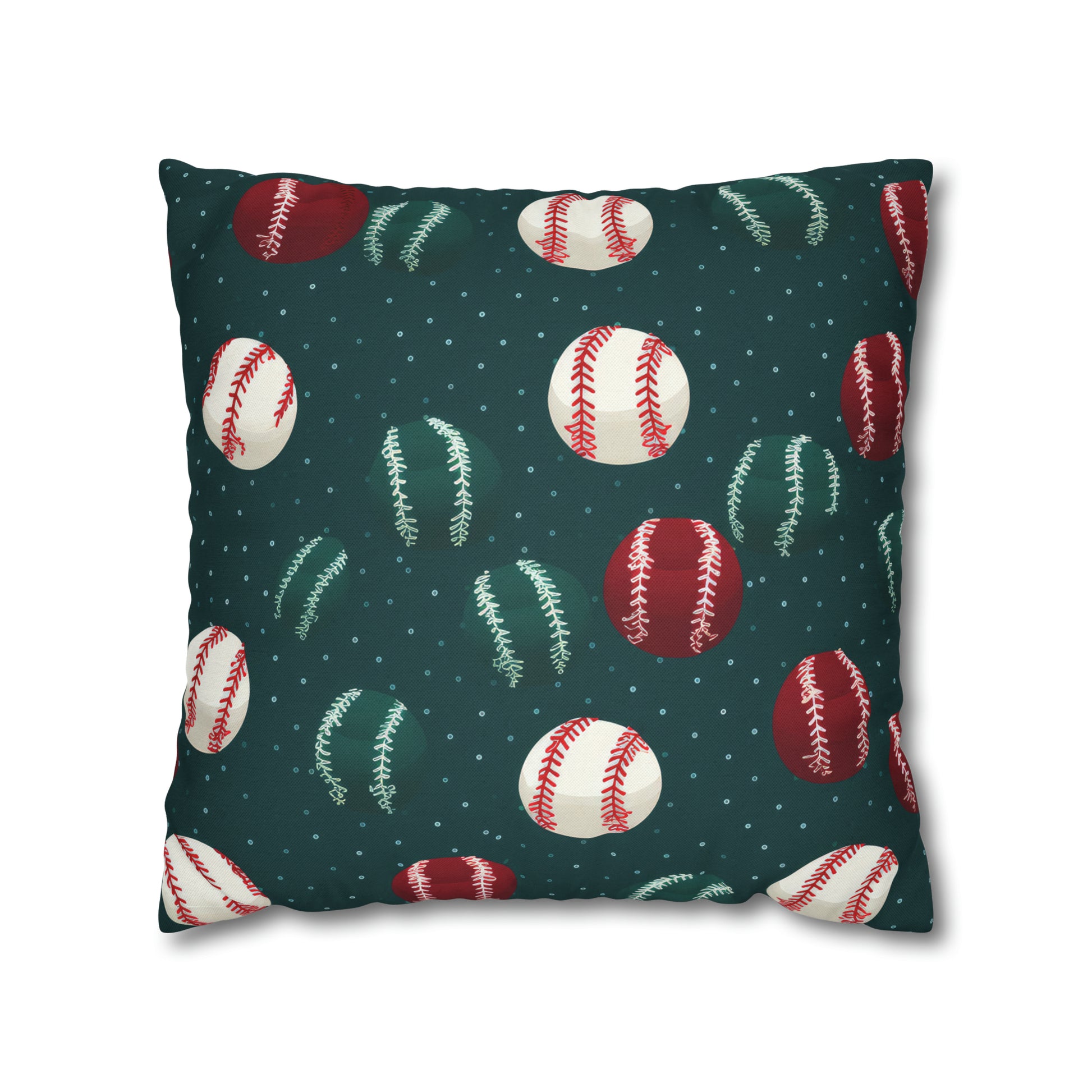 Baseball Green Pillowcase Cushion Cover Accent Pillow Case Cover    - HolidayShoppingFinds