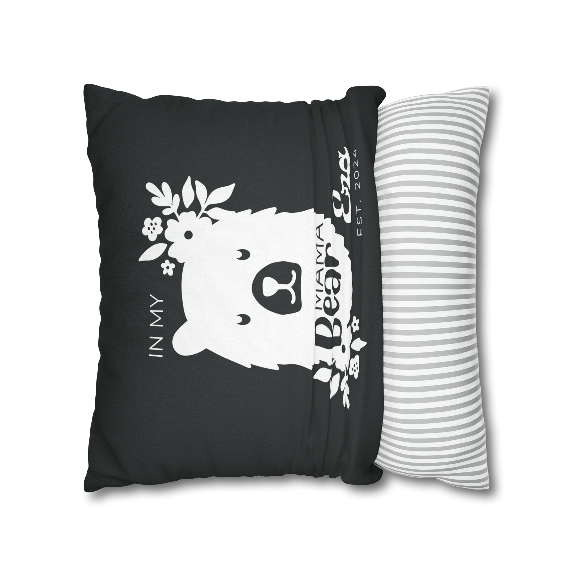 Personalized In My Mama Bear Era Pillowcase Gray, Gift For Mom    - HolidayShoppingFinds