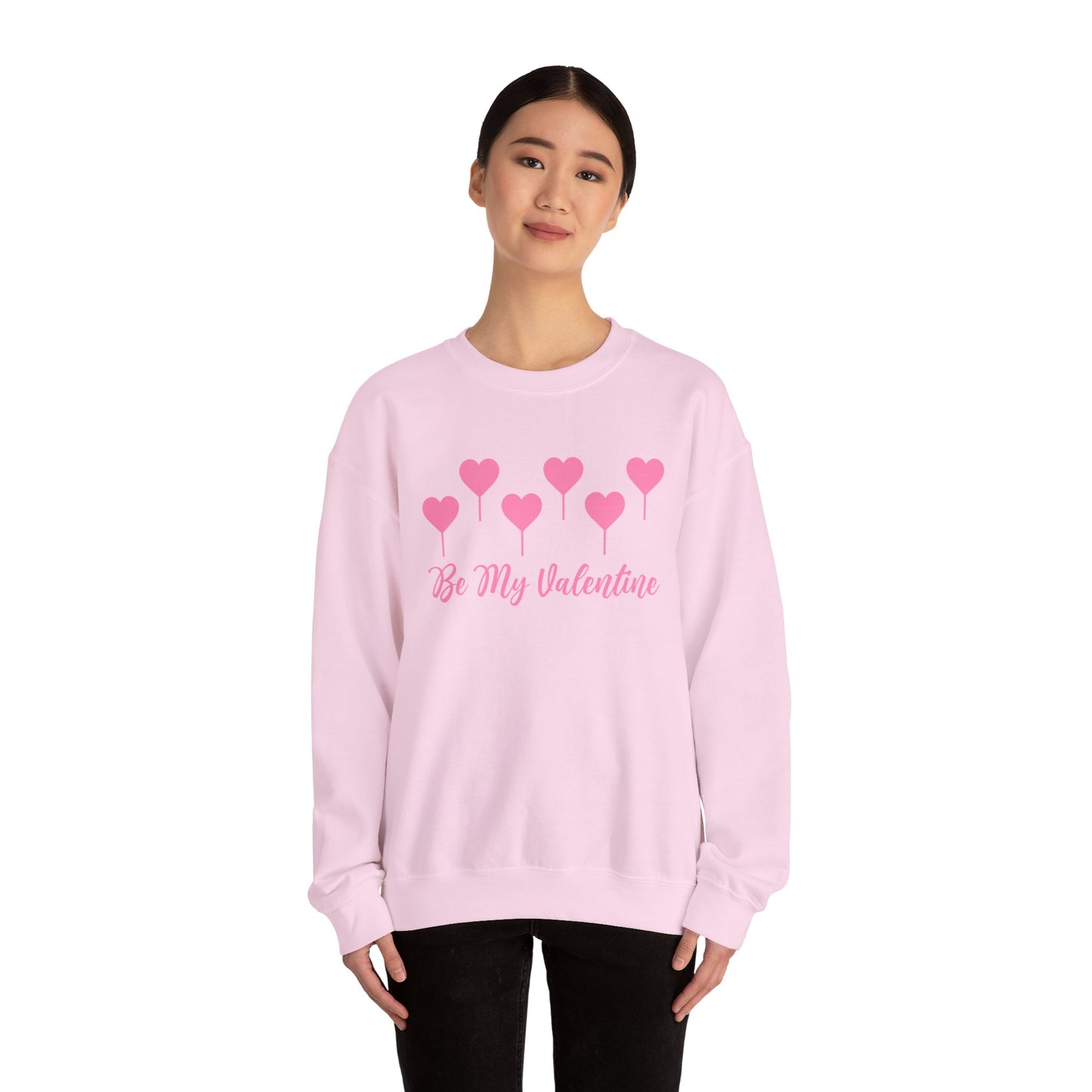 Be My Valentine Sweatshirt, Hearts Lollipop Perfect Gift for Couples    - HolidayShoppingFinds