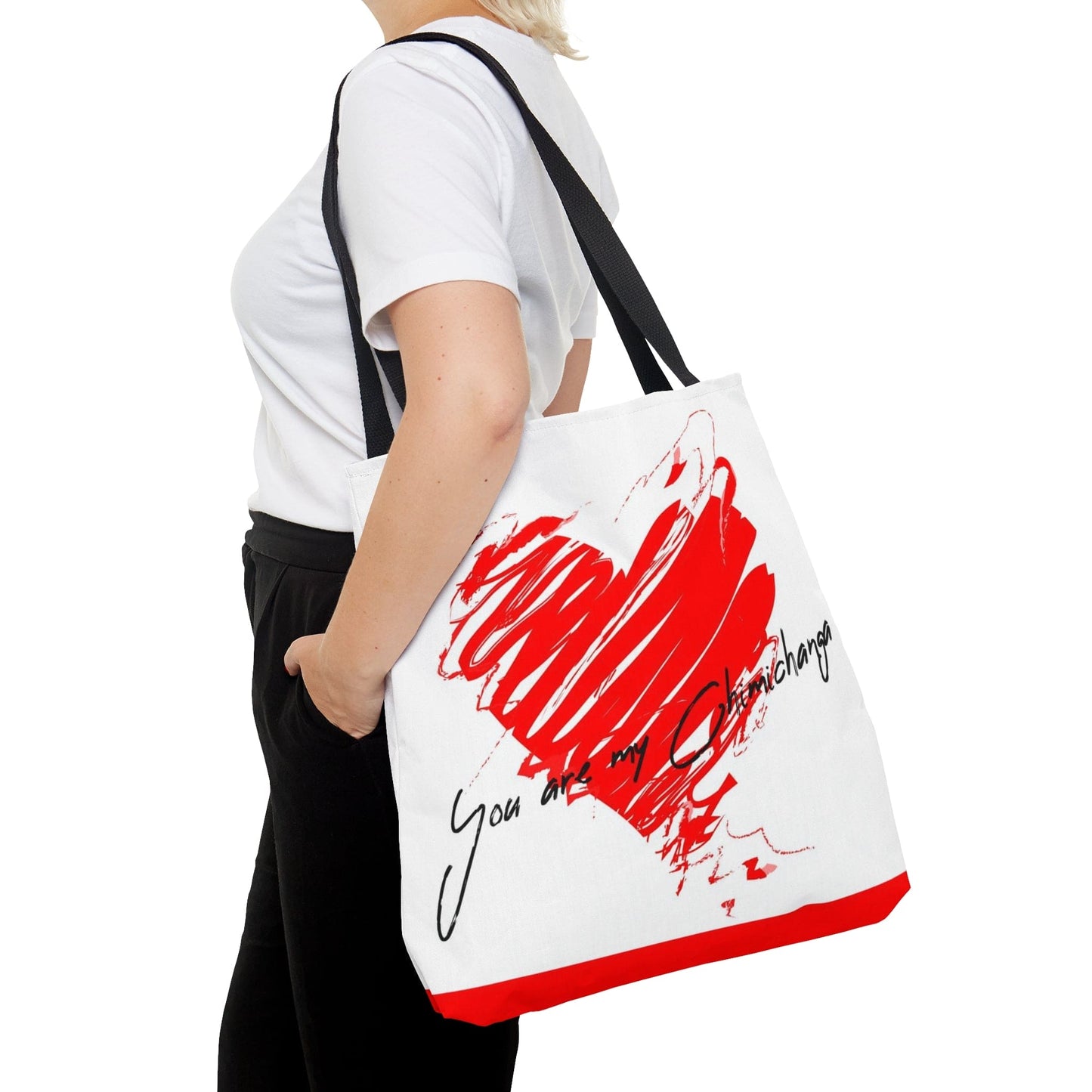 Red Heart Love Tote Bag You are my Chimichanga Eres mi Corazoncito White Tote Bag LatinX    - HolidayShoppingFinds