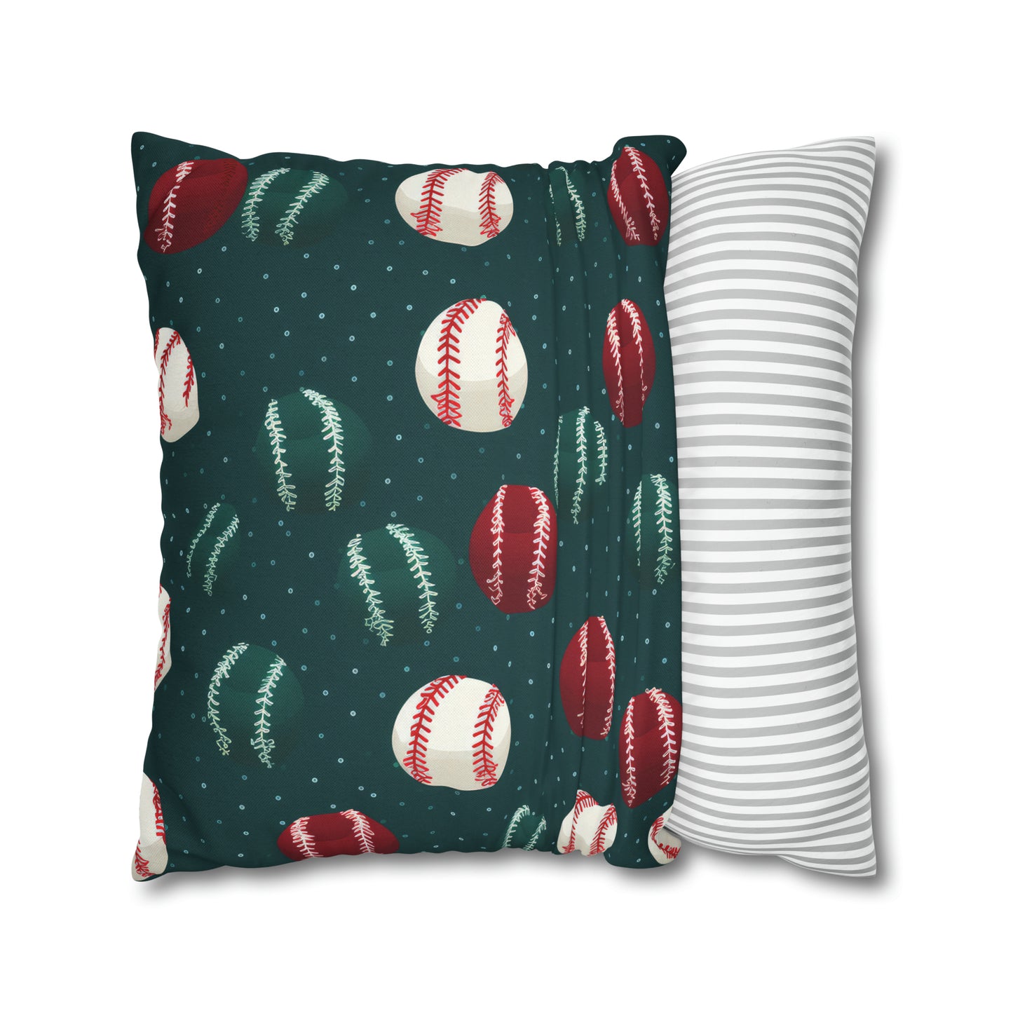 Baseball Green Pillowcase Cushion Cover Accent Pillow Case Cover    - HolidayShoppingFinds