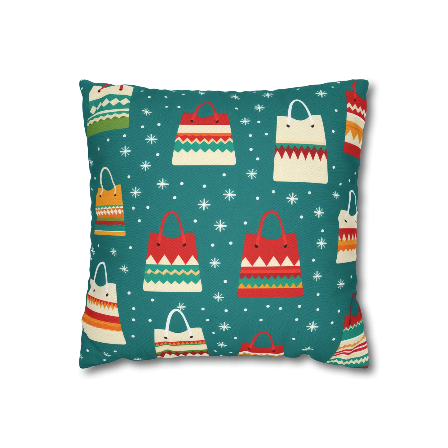 Holiday Shopaholic Gift Pillowcase, Add to Cart Pillow Case, Holiday Shopping Pillow Cover, Holiday Gift    - HolidayShoppingFinds