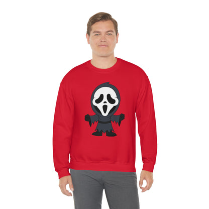 Ghostface Scream "Trick or Scream!" Halloween Unisex Sweatshirt Costume S-5XL    - HolidayShoppingFinds