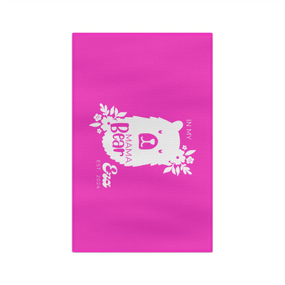 Personalized Mama Bear Kitchen Towel Pink, Custom Towel, Gift For Mom    - HolidayShoppingFinds