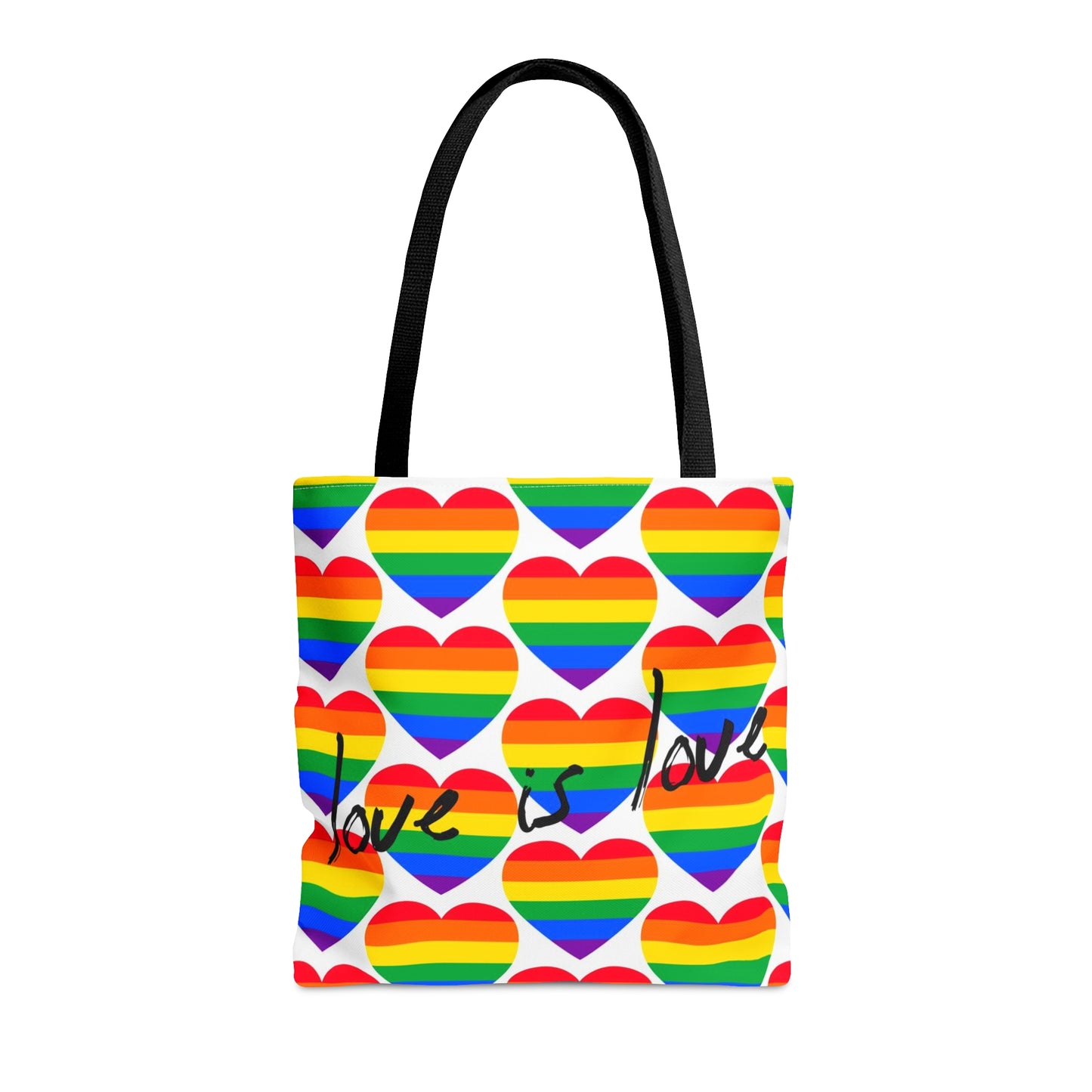 Love is Love Tote Bag, Pride LGBTQ+ Hand Tote Bag, Valentine's Day Gift Medium   - HolidayShoppingFinds