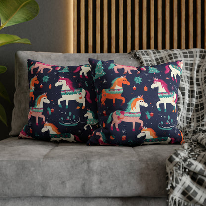 Magical Unicorn Pillowcase, Blue Accent Pillow Case Cover Cushion    - HolidayShoppingFinds