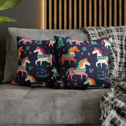 Magical Unicorn Pillowcase, Blue Accent Pillow Case Cover Cushion    - HolidayShoppingFinds