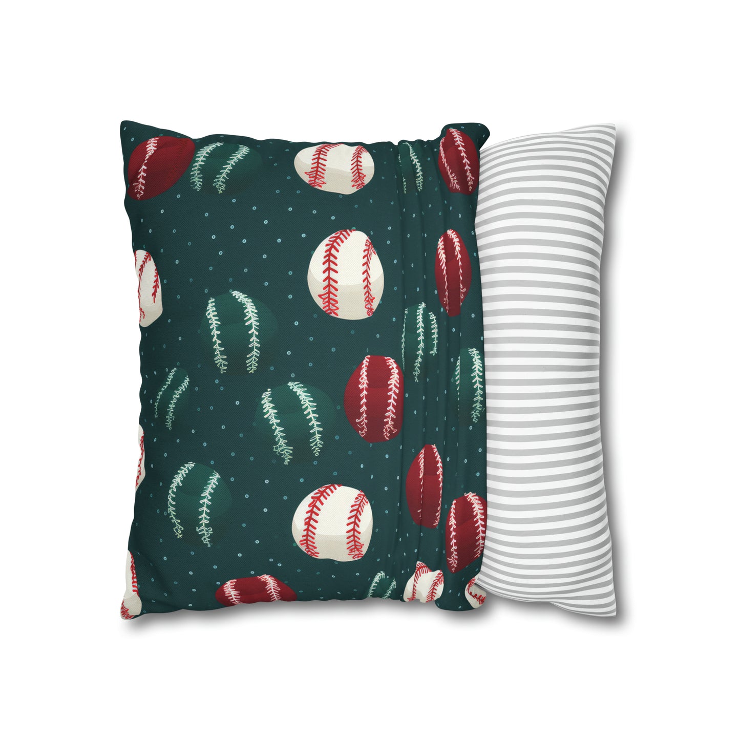 Baseball Green Pillowcase Cushion Cover Accent Pillow Case Cover    - HolidayShoppingFinds