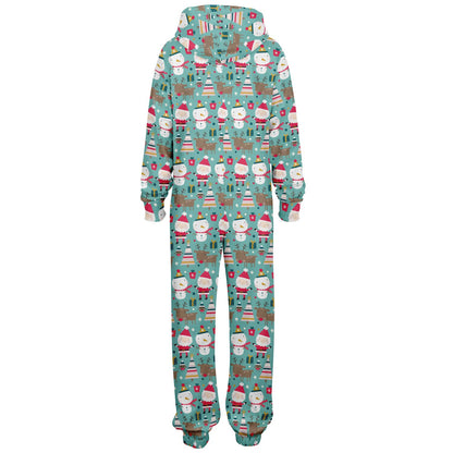 Merry Trio Green Adult Jumpsuit Gender-Neutral Athletic Onesie PJs    - HolidayShoppingFinds