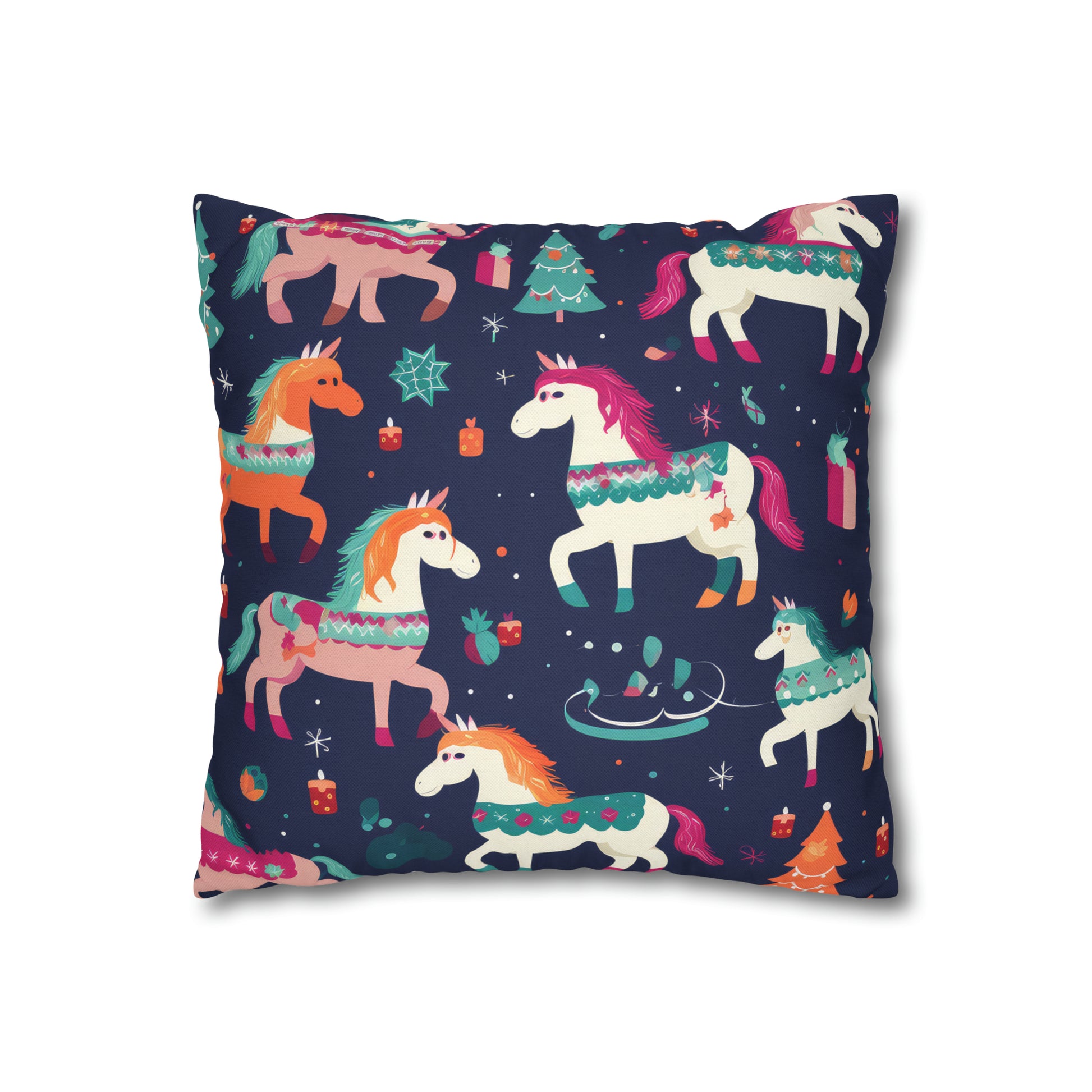 Magical Unicorn Pillowcase, Blue Accent Pillow Case Cover Cushion    - HolidayShoppingFinds