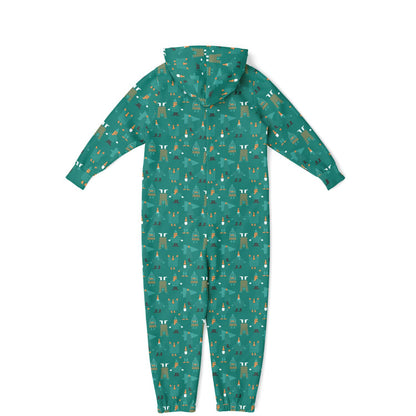 Green Holiday Teens Onesie: Boys & Girls Union Suit Athletic Jumpsuit    - HolidayShoppingFinds