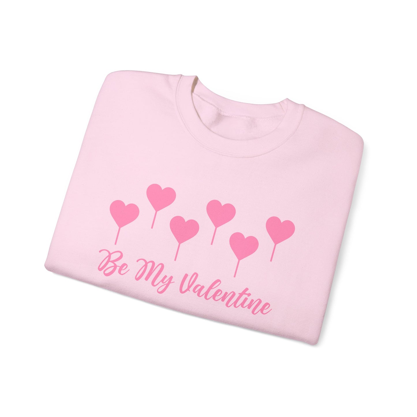 Be My Valentine Sweatshirt, Hearts Lollipop Perfect Gift for Couples    - HolidayShoppingFinds