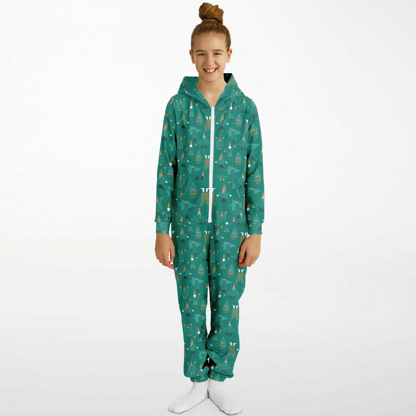 Green Holiday Teens Onesie: Boys & Girls Union Suit Athletic Jumpsuit    - HolidayShoppingFinds