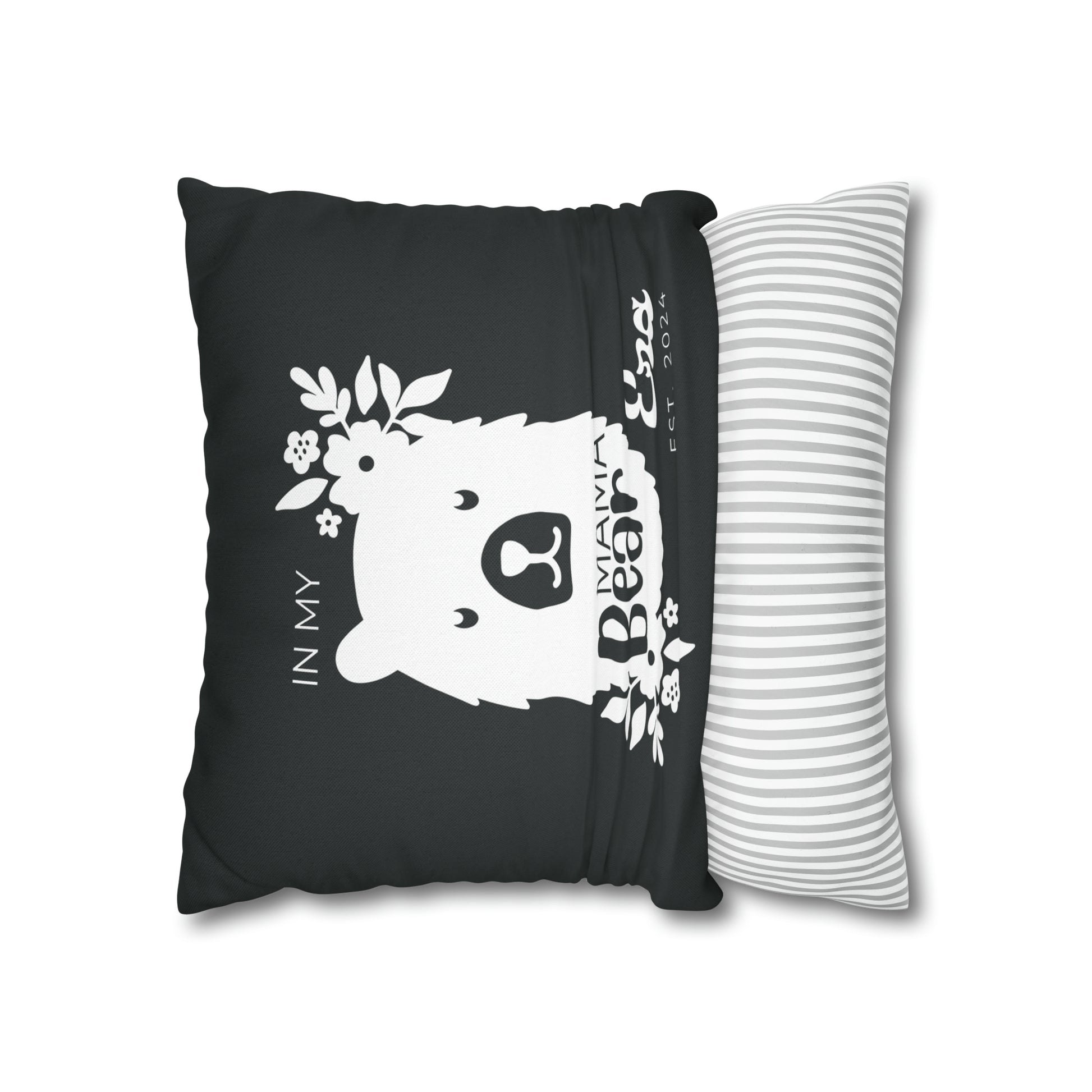 Personalized In My Mama Bear Era Pillowcase Gray, Gift For Mom    - HolidayShoppingFinds