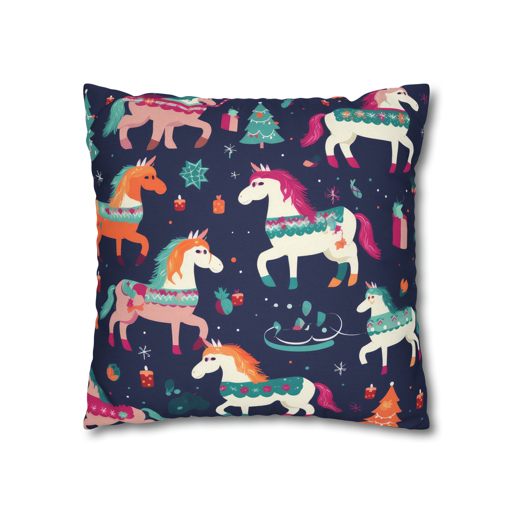 Magical Unicorn Pillowcase, Blue Accent Pillow Case Cover Cushion    - HolidayShoppingFinds