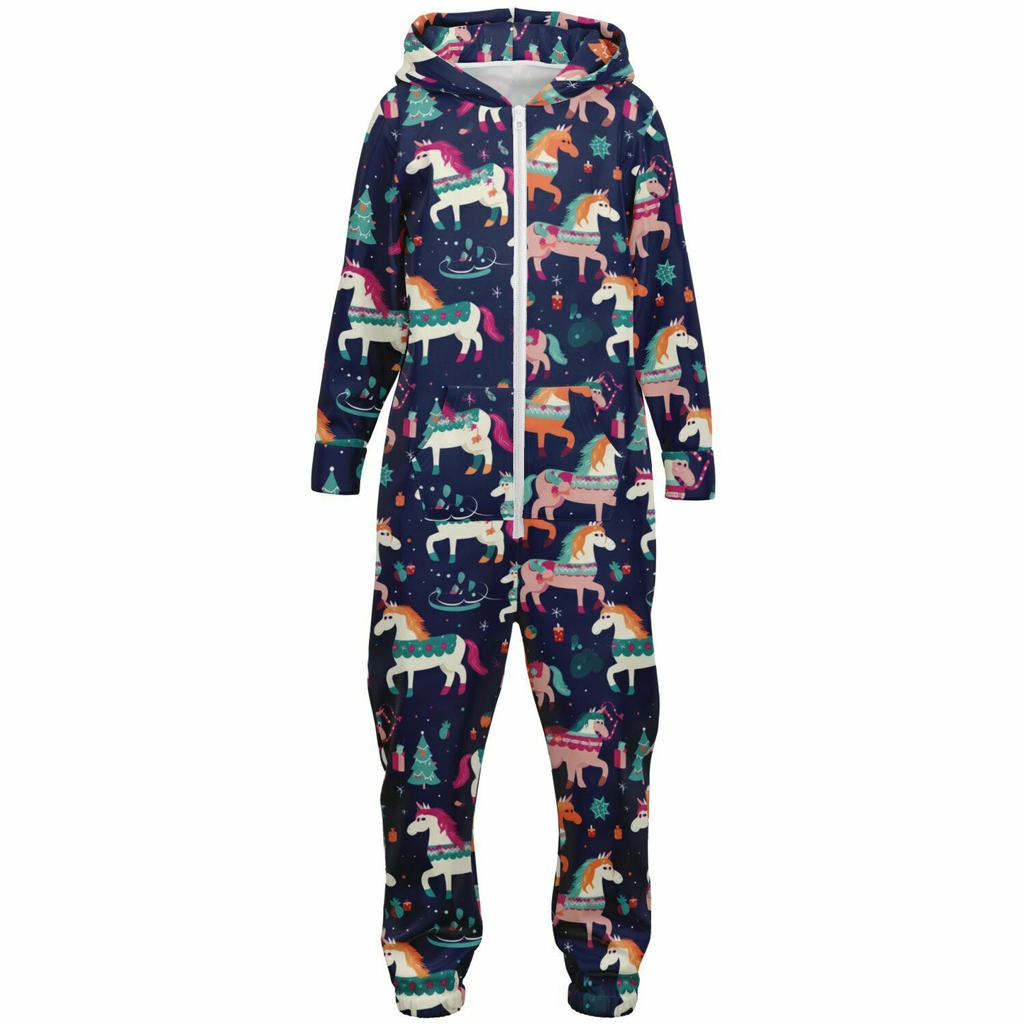 Magical Unicorn Teens Onesie, Kids Union Suit Blue Athletic Jumpsuit    - HolidayShoppingFinds