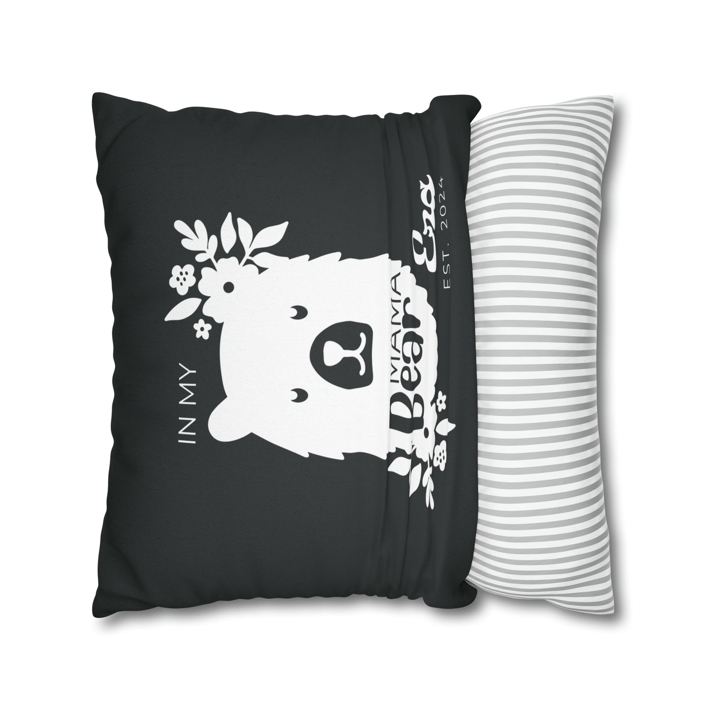 Personalized In My Mama Bear Era Pillowcase Gray, Gift For Mom    - HolidayShoppingFinds