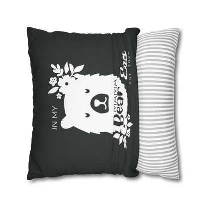 Personalized In My Mama Bear Era Pillowcase Gray, Gift For Mom    - HolidayShoppingFinds