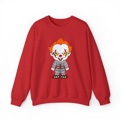 IT Pennywise Sweatshirt, Halloween Sweatshirt Pennywise Costume Outfit S Red  - HolidayShoppingFinds