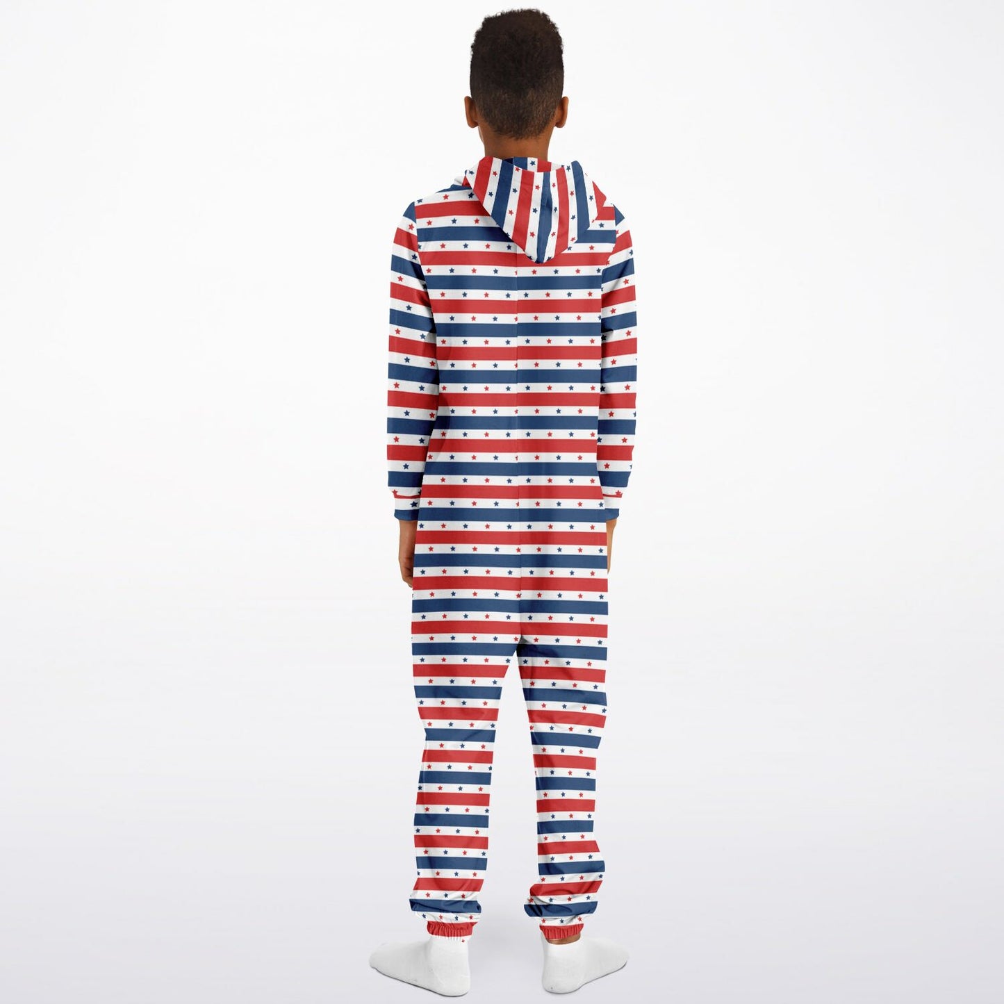 Star-spangled Teens Onesie, Kids Patriotic Union Suit Athletic Jumpsuit Red White & Blue    - HolidayShoppingFinds