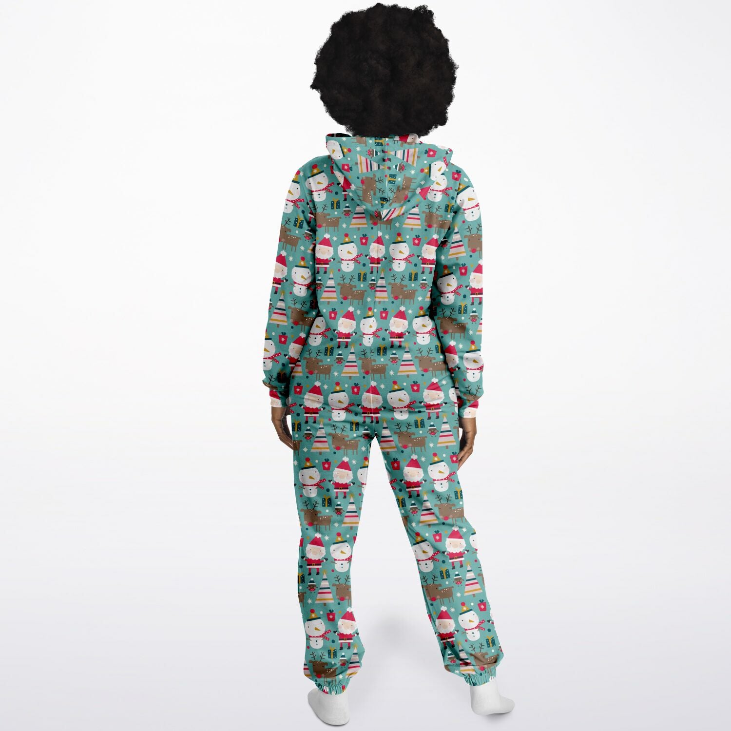 Merry Trio Green Adult Jumpsuit Gender-Neutral Athletic Onesie PJs    - HolidayShoppingFinds