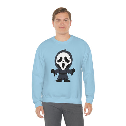 Ghostface Scream "Trick or Scream!" Halloween Unisex Sweatshirt Costume S-5XL    - HolidayShoppingFinds