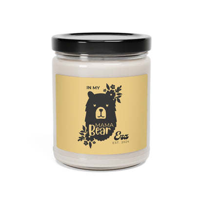 In My Mama Bear Era Candle, Personalized Gift for Mother Yellow 100% Vegan Soy Wax Scented Candle Eco-Friendly Long-Lasting Candle Christmas Warmth 9oz  - HolidayShoppingFinds