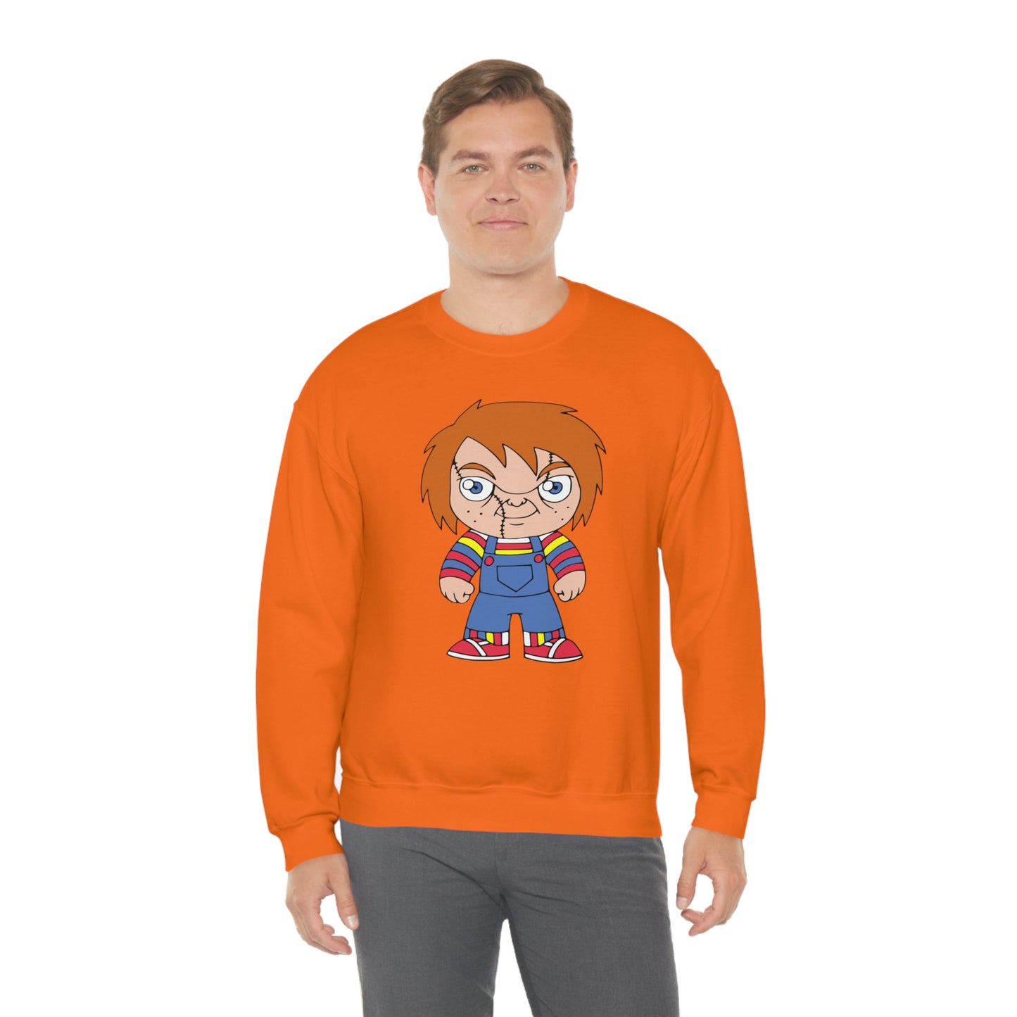 Chucky Wanna play? Halloween Unisex Sweatshirt Costume S-5XL    - HolidayShoppingFinds