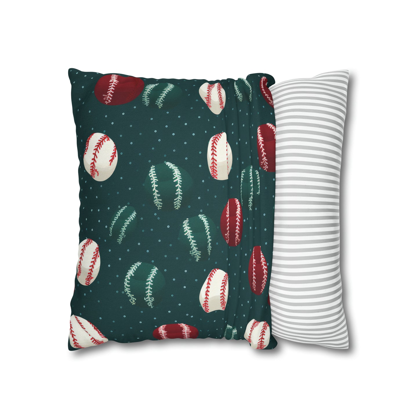 Baseball Green Pillowcase Cushion Cover Accent Pillow Case Cover    - HolidayShoppingFinds