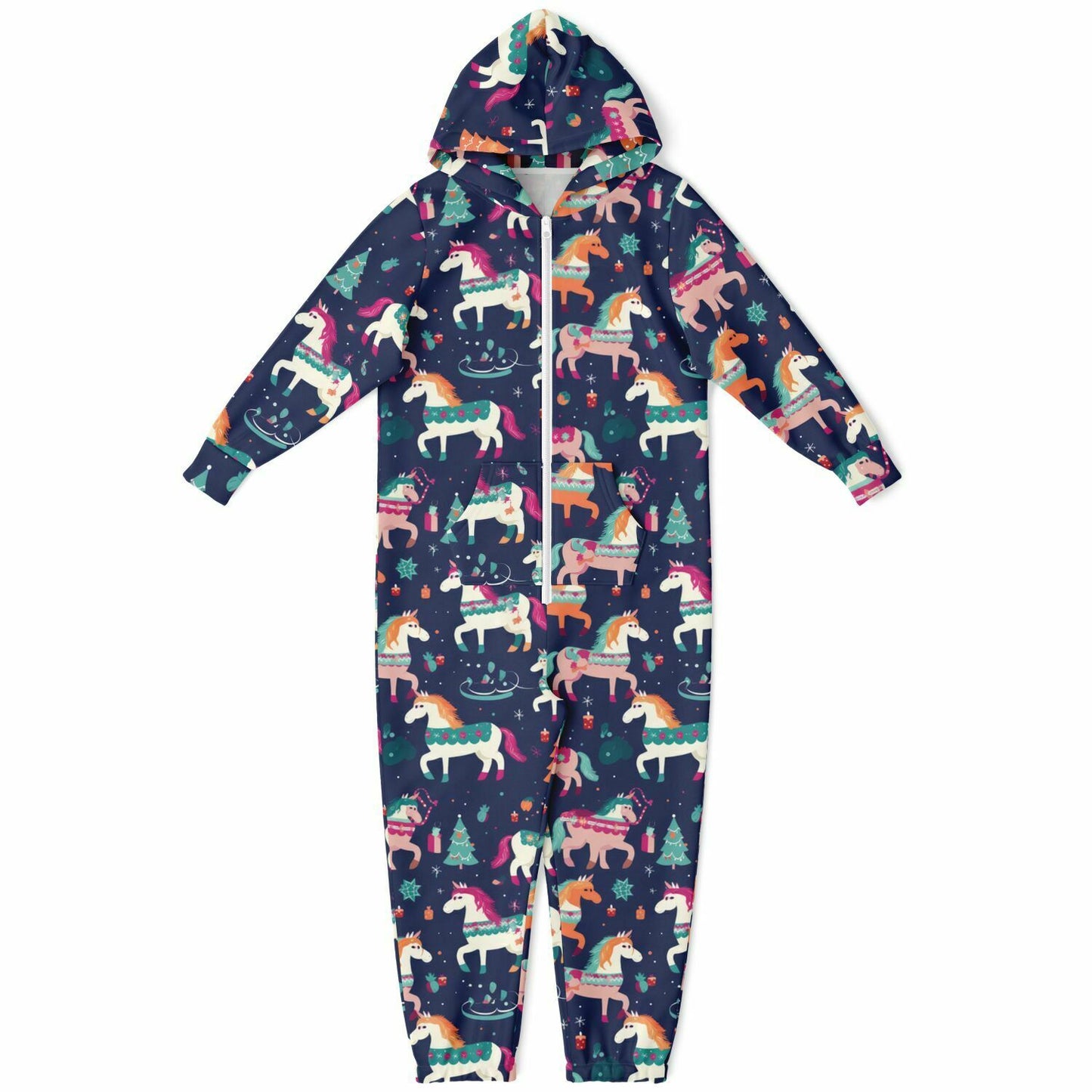 Magical Unicorn Teens Onesie, Kids Union Suit Blue Athletic Jumpsuit    - HolidayShoppingFinds