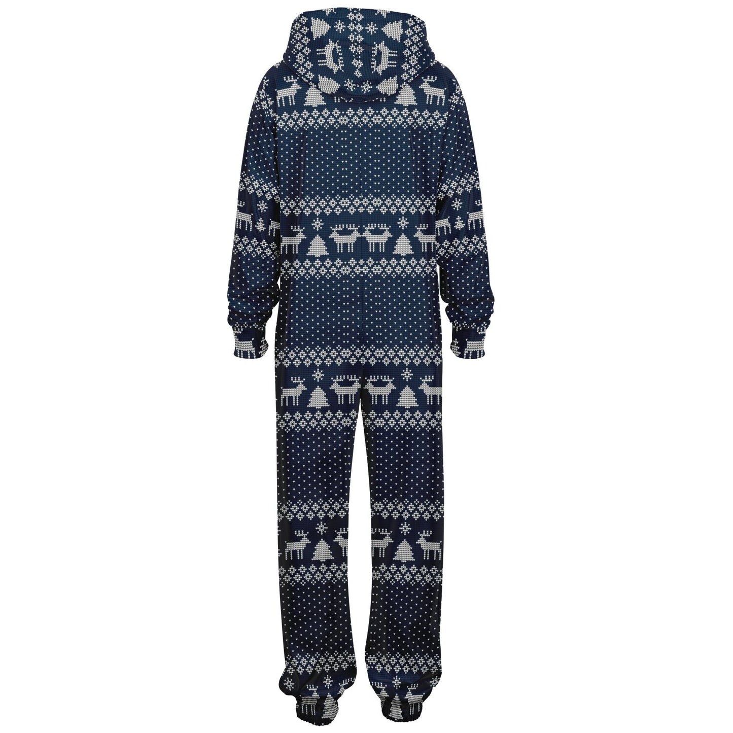 Blue Winter Magic Christmas Jumpsuit Adult Onesie Gender-Neutral Athletic    - HolidayShoppingFinds