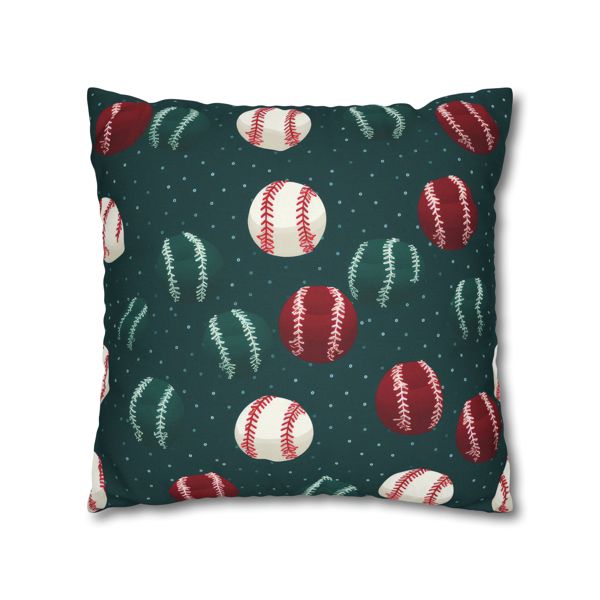 Baseball Green Pillowcase Cushion Cover Accent Pillow Case Cover    - HolidayShoppingFinds