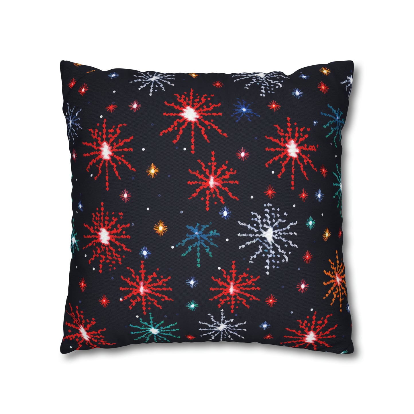 Fireworks Pillowcover, Festive Fireworks Decor Pillow, New Year Fourth of July Celebration Themed Pillow Cover    - HolidayShoppingFinds