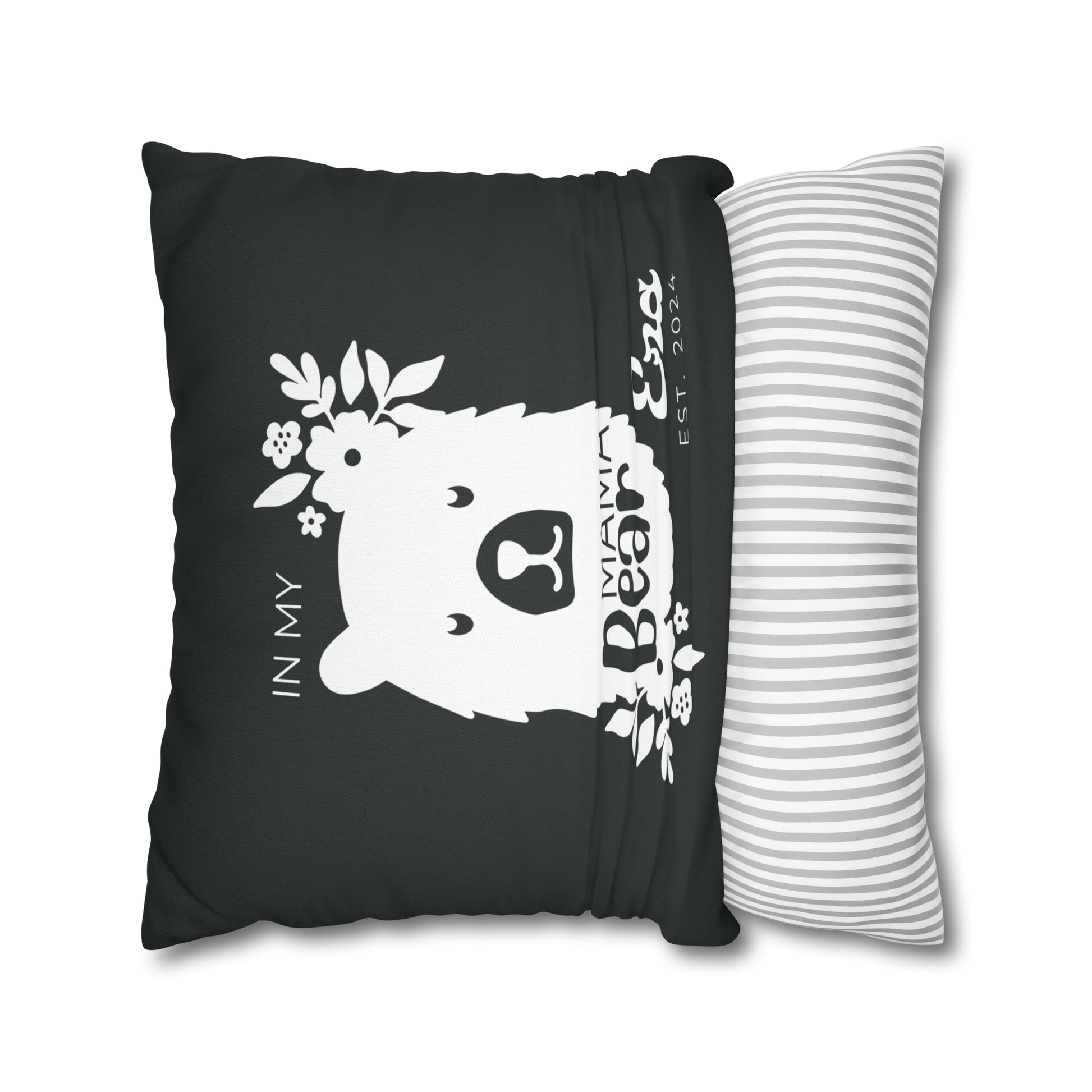 Personalized In My Mama Bear Era Pillowcase Gray, Gift For Mom    - HolidayShoppingFinds