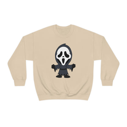 Ghostface Scream "Trick or Scream!" Halloween Unisex Sweatshirt Costume S-5XL S Sand  - HolidayShoppingFinds