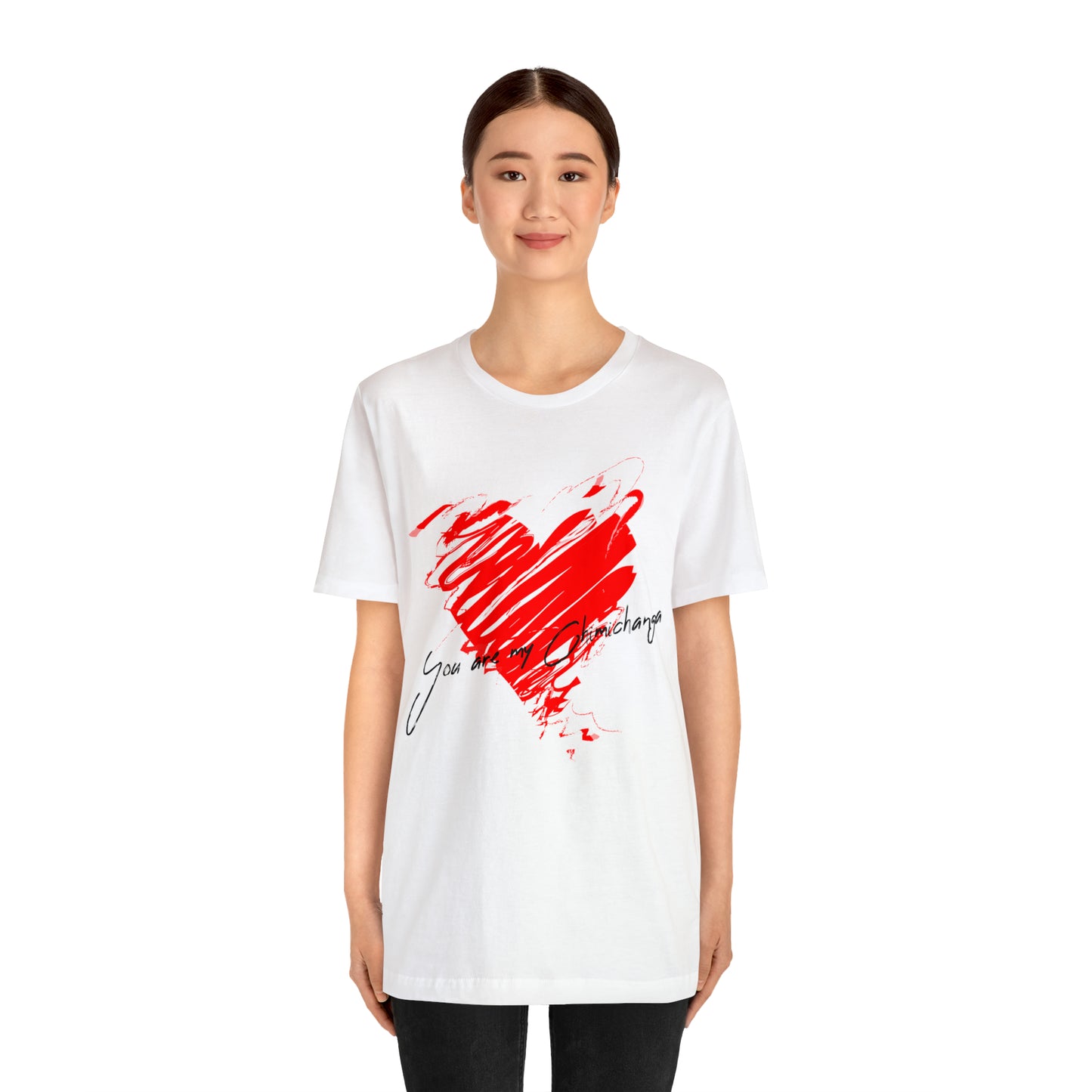 Red Heart Love You are my Chimichanga Valentines Unisex T-Shirt S- 3XL    - HolidayShoppingFinds