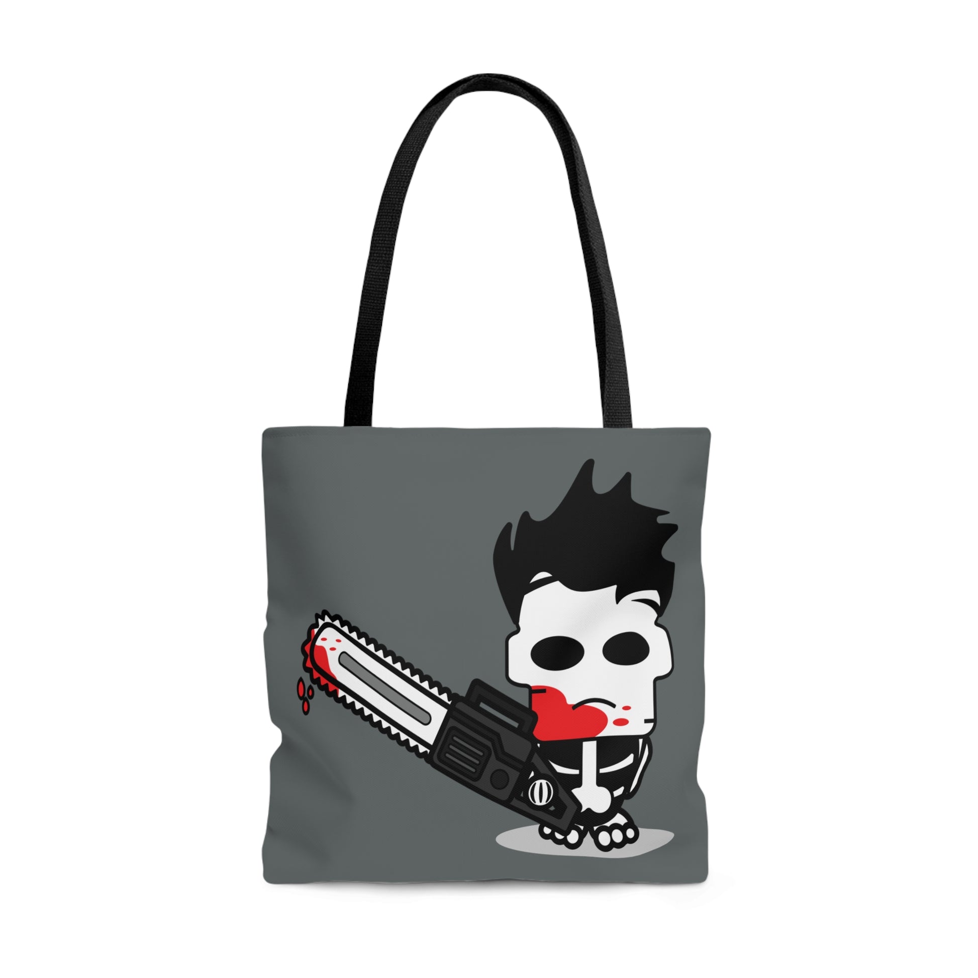 Leatherface Tote Bag, Texas Chainsaw Massacre Handbag, Halloween Trick or Treat Gray Bag Large   - HolidayShoppingFinds