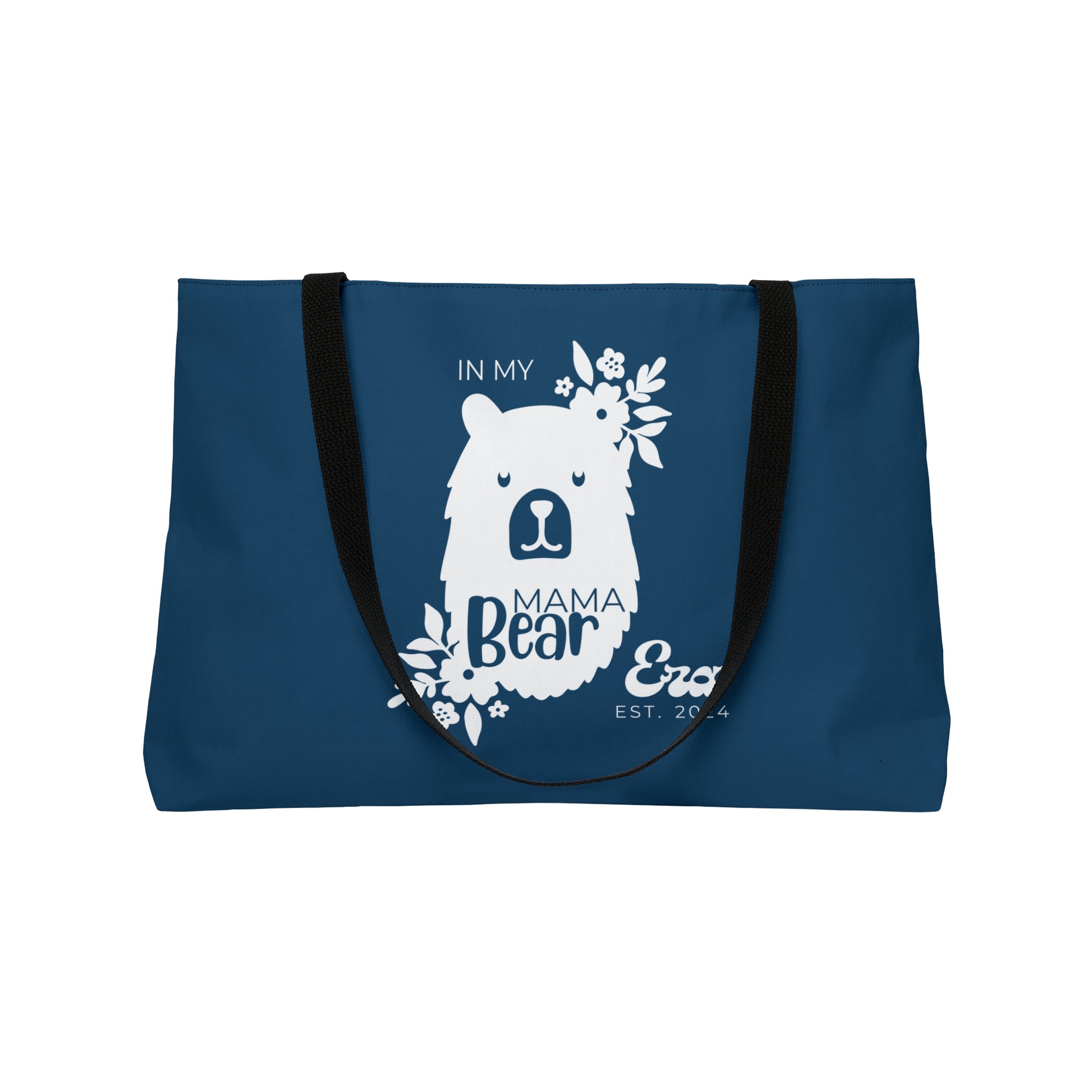 Personalized In My Mama Bear Era Weekender Tote Bag Blue, Gift for Mom    - HolidayShoppingFinds