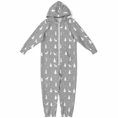 Gray Winter Teens Onesie: Boys & Girls Union Suit Athletic Jumpsuit    - HolidayShoppingFinds