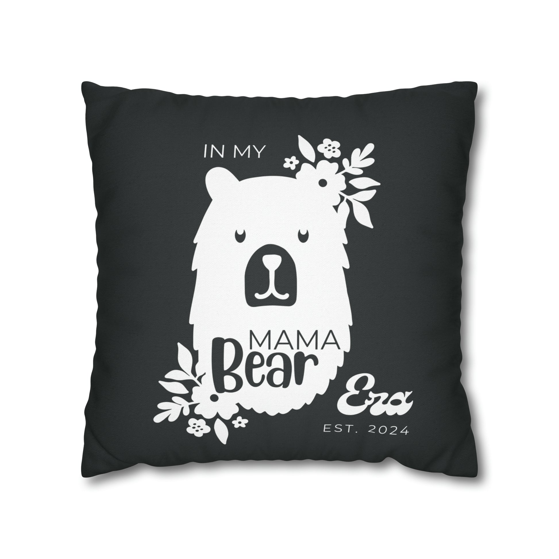 Personalized In My Mama Bear Era Pillowcase Gray, Gift For Mom    - HolidayShoppingFinds