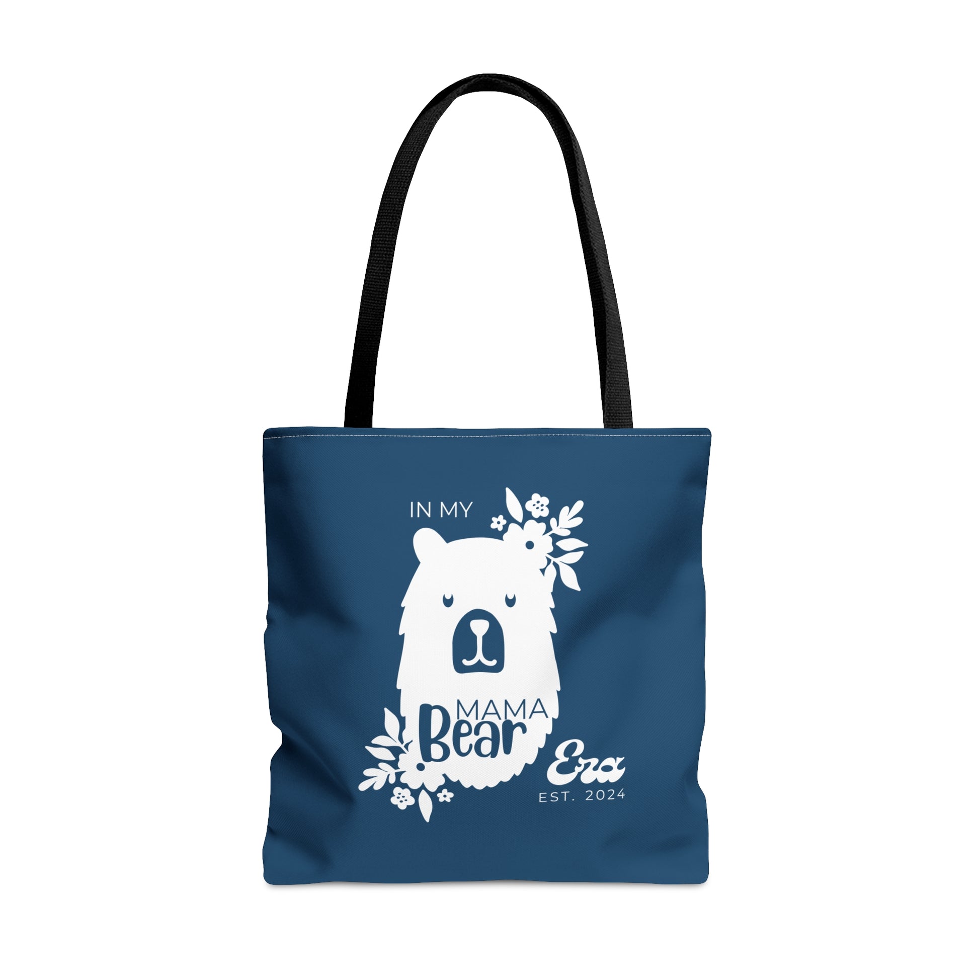 Personalized In My Mama Bear Era Tote Bag Blue, Gift For Mom Large   - HolidayShoppingFinds