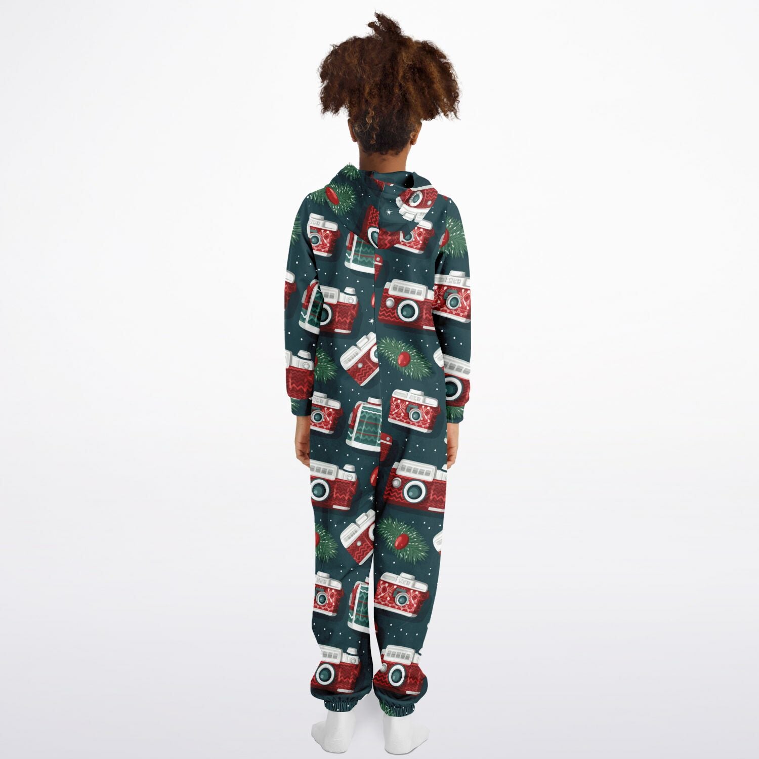 Vintage Camera Holiday Teens Onesie: Boys & Girls Union Suit Athletic Green Jumpsuit    - HolidayShoppingFinds