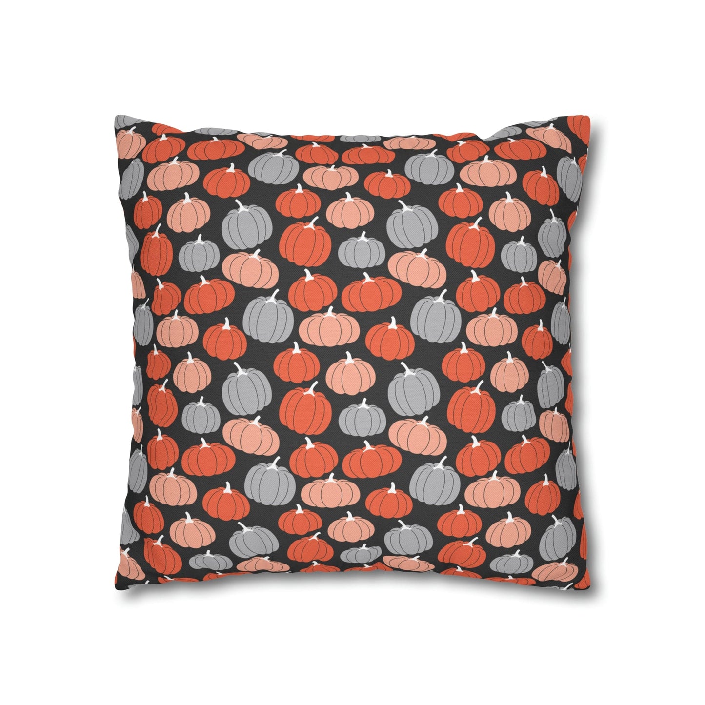 Pumpkins Square Pillow Case Throw Cover, Fall Accent Pillow    - HolidayShoppingFinds