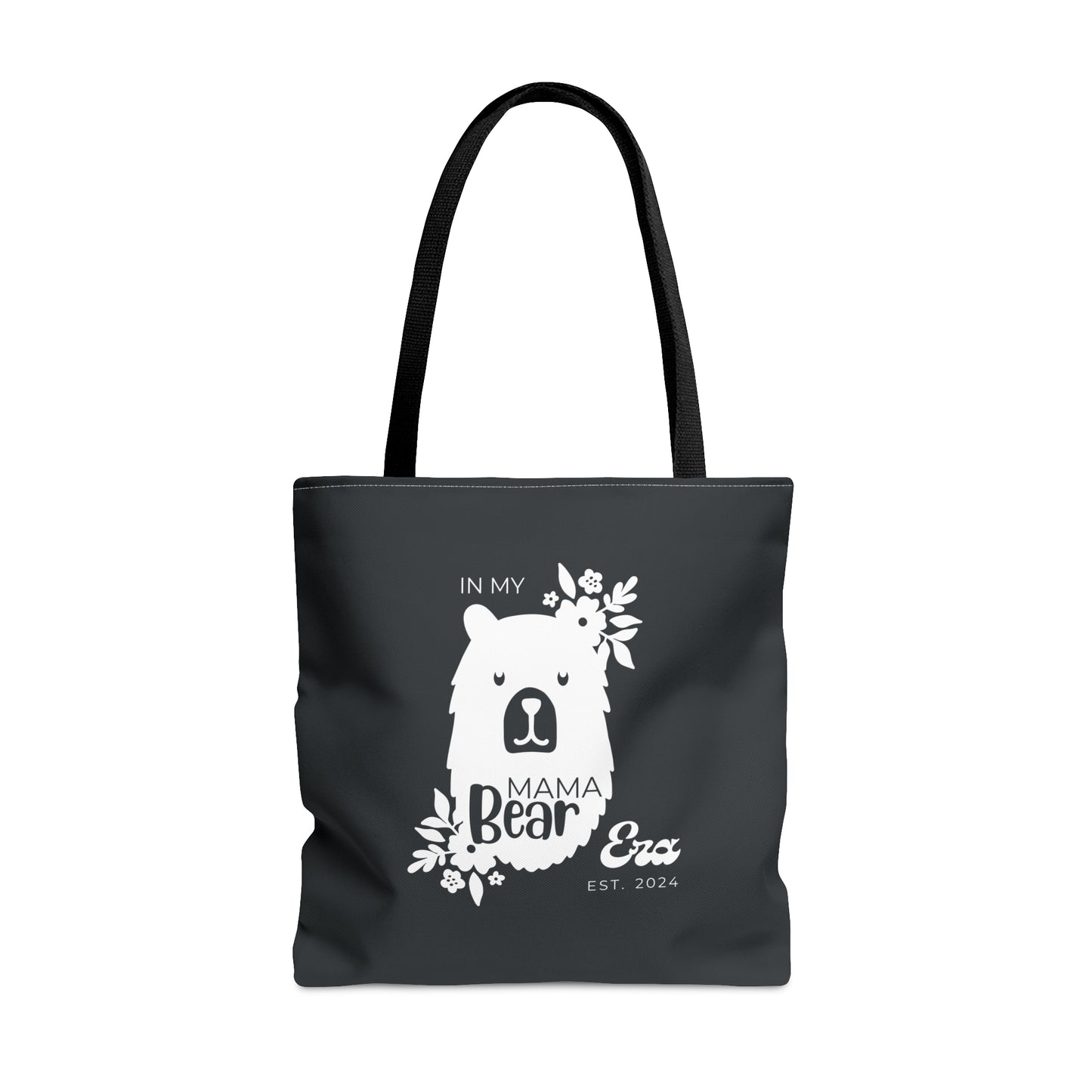 Personalized In My Mama Bear Era Tote Bag Gray Gift For Mom Large   - HolidayShoppingFinds